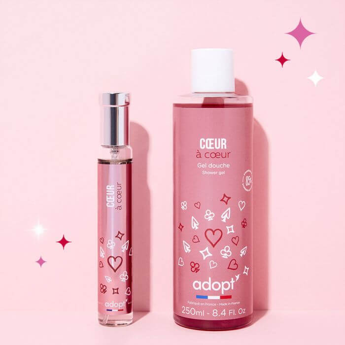 Coeur a Coeur Gift Box Eau De Parfum 30ml - Shower Gel | Adopt