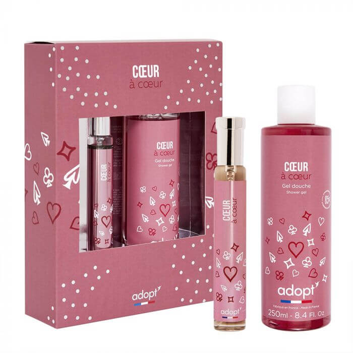 Coeur a Coeur Gift Box Eau De Parfum 30ml - Shower Gel | Adopt