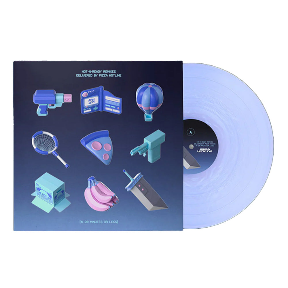 Hot-N-Ready Remixes Delivered By Pizza Hotline ('Neon Arcade Arctic Pearl' Vinyl)