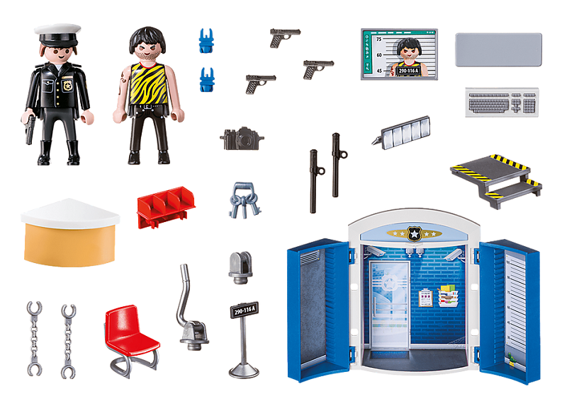 Playmobil Play Box “Αστυνομικό Τμήμα”