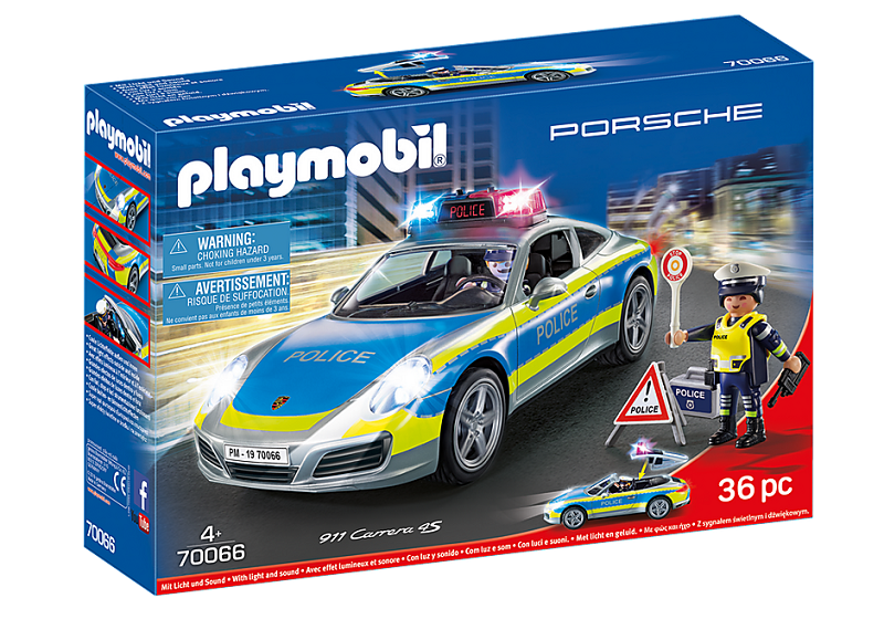 Playmobil Porsche 911 Carrera 4S Αστυνομικό Όχημα 70066
