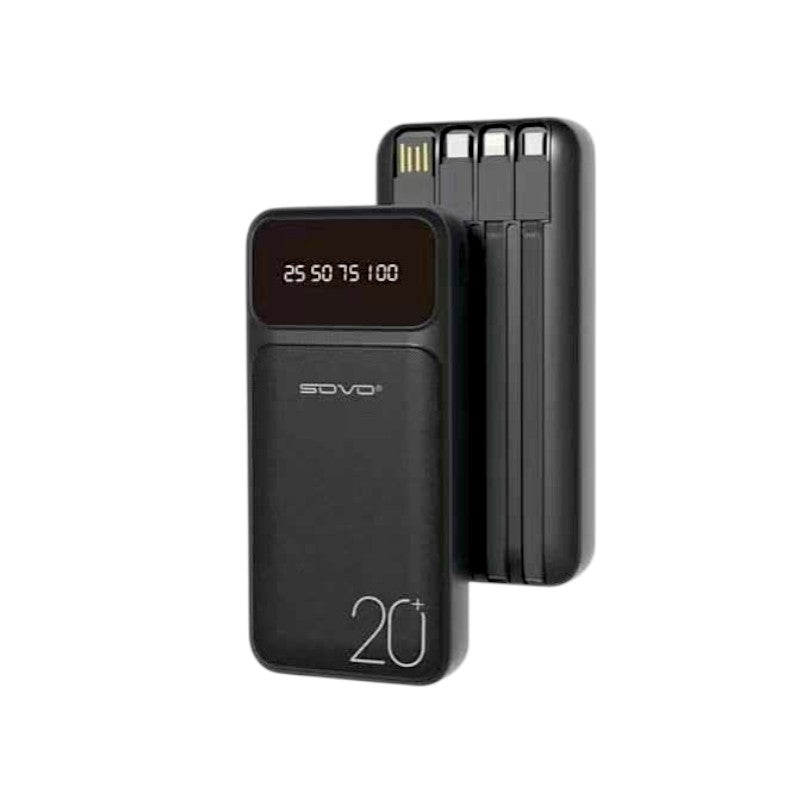 Powerbank 4in1 - Fast Charge - 20.000mah - X06 - 693989 - Black