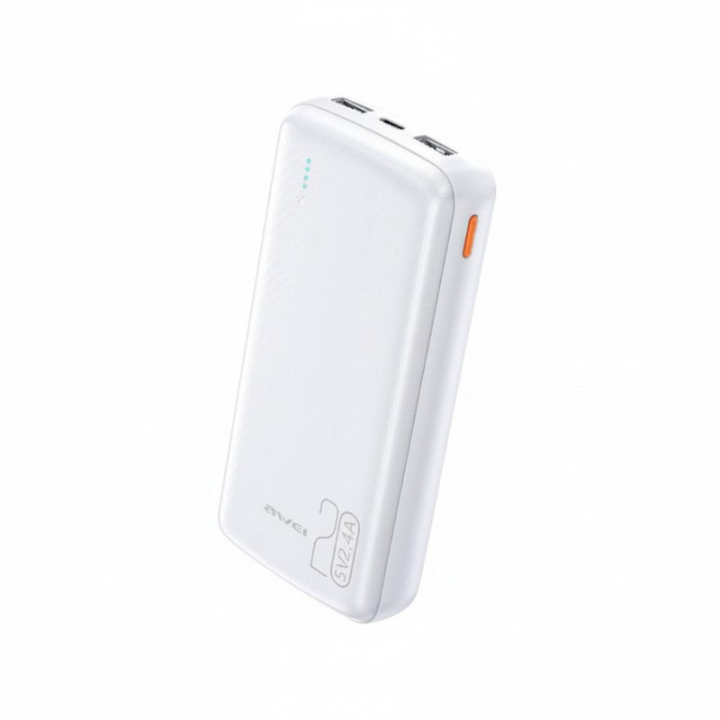 Powerbank - P19K - 20.000mah - 2.4A - AWEI - 260851 - White