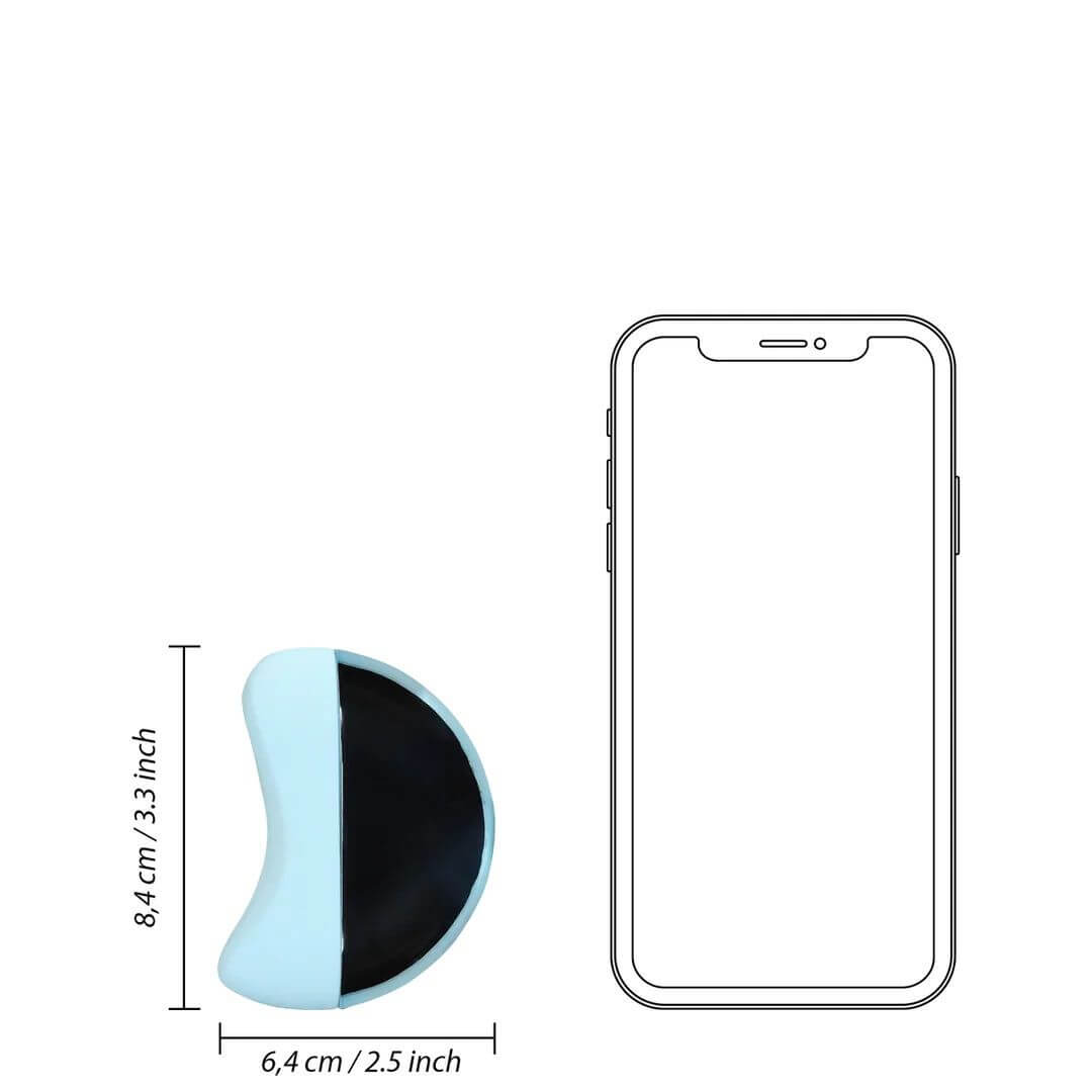Pulse Wave Clitoris Vibrator Arctic Blue | Shots