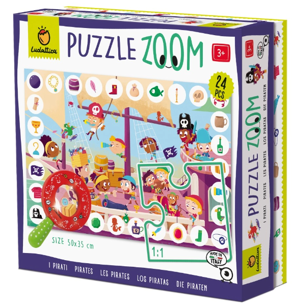 Ludattica puzzle Zoom - Pirates 23034