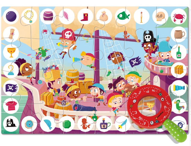 Ludattica puzzle Zoom - Pirates 23034