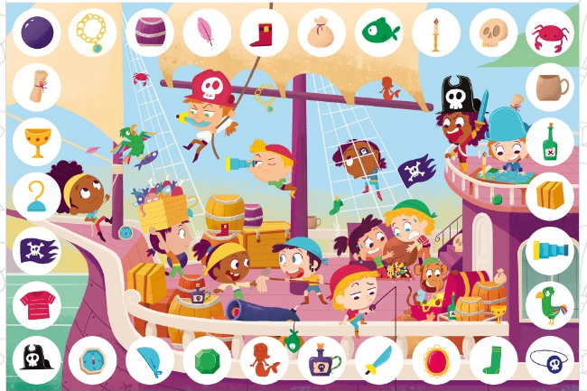 Ludattica puzzle Zoom - Pirates 23034