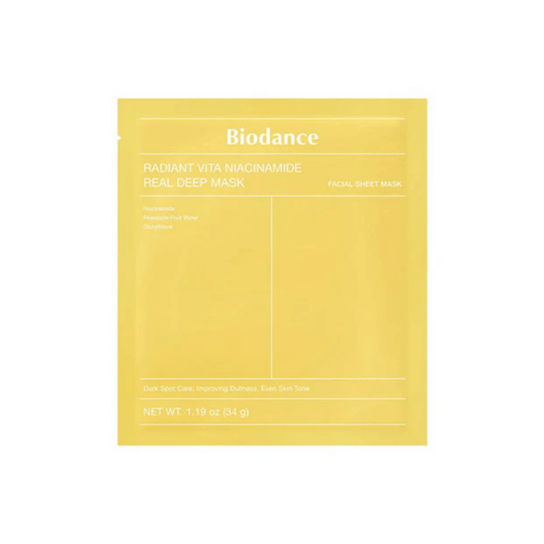 Radiant Vita Niacinamide Real Deep Mask | BIODANCE