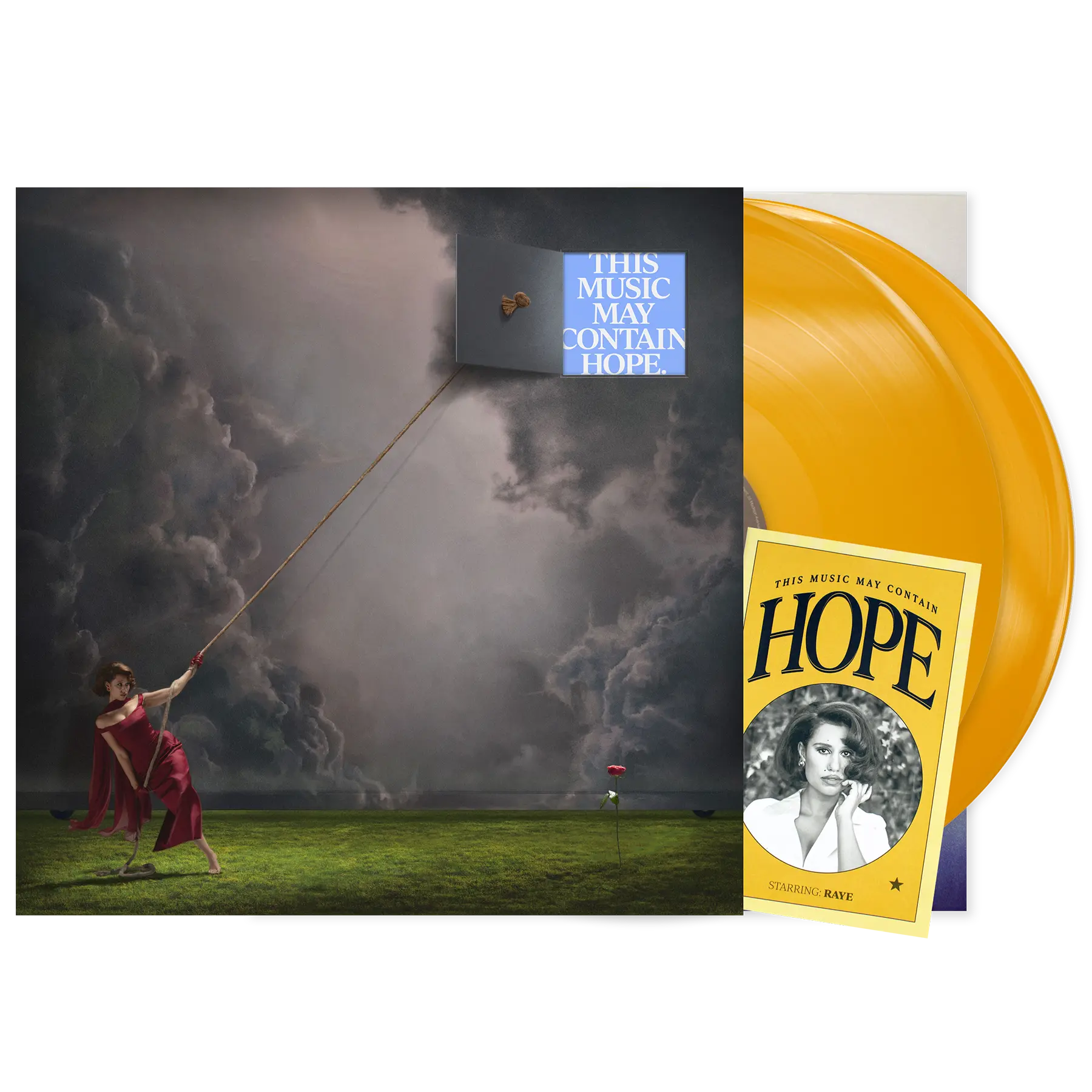 RAYE - THIS MUSIC MAY CONTAIN HOPE. (Marigold Yellow Vinyl)