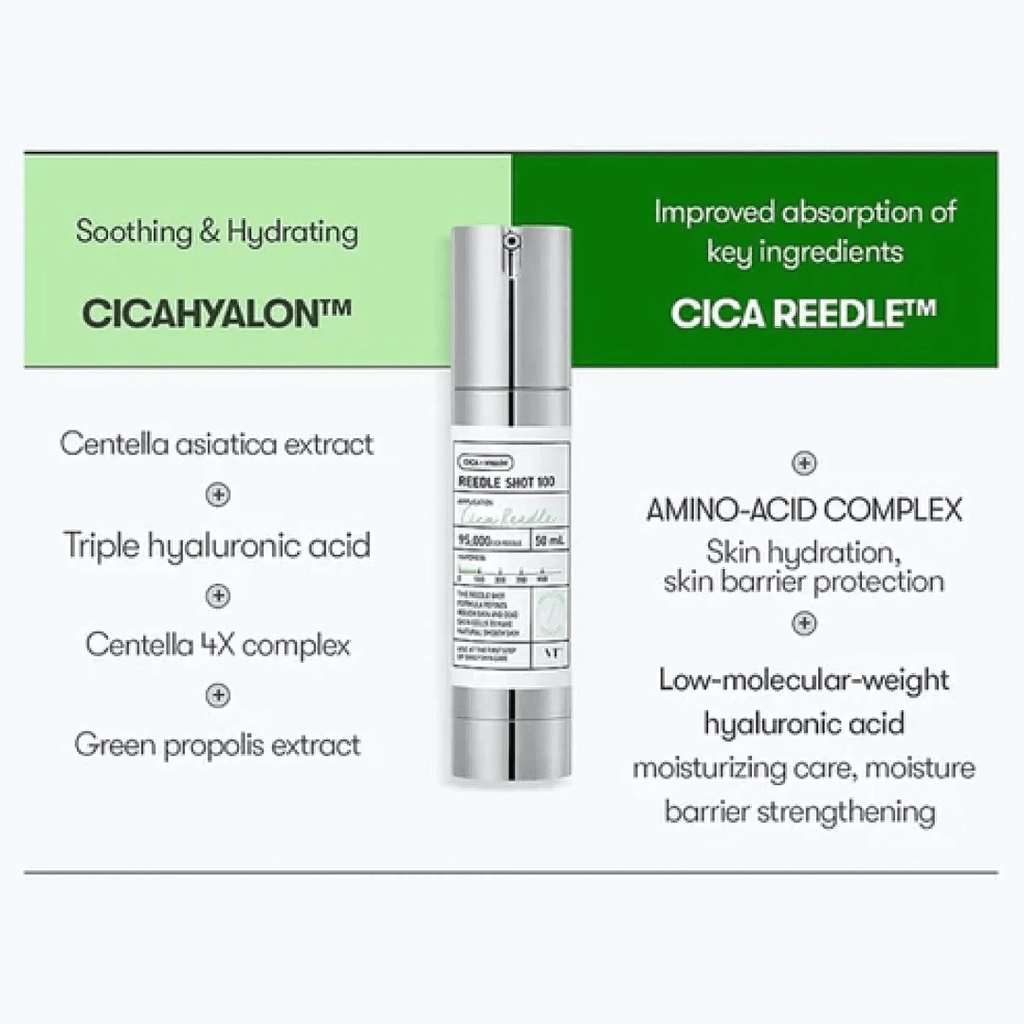 Reedle Shot 100 Micro-Needle Face Booster 50ml | VT Cosmetics