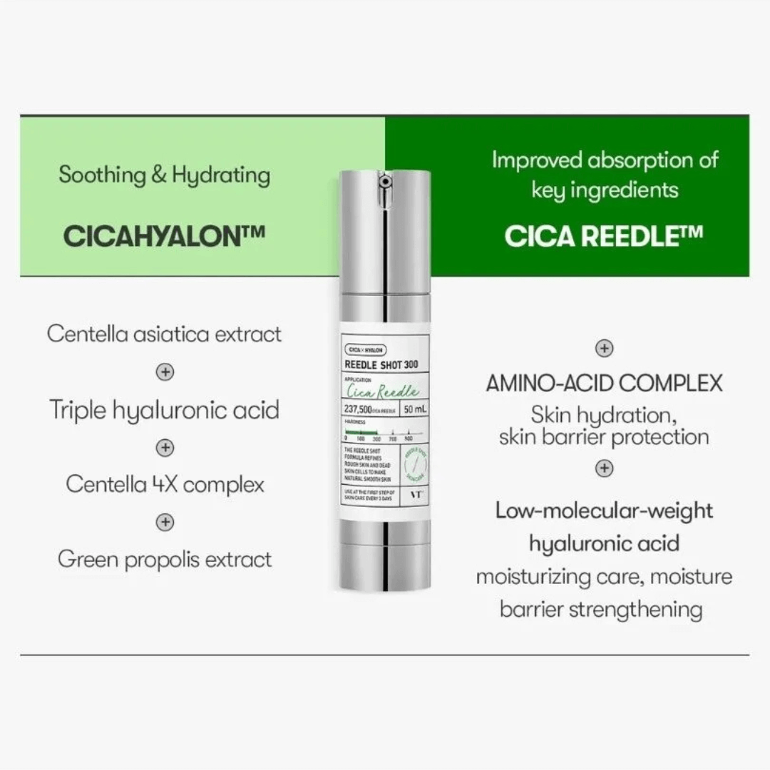 Reedle Shot 300 Micro-Needle Face Booster 50ml | VT Cosmetics