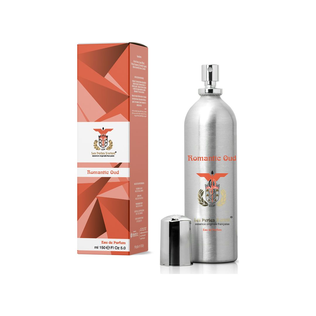 Les Perles | Aluminum Parfum ROMANTIC OUD Unisex Eau De Parfum Spray 150ml | DRE3481