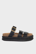 Sante Day2Day παντόφλα flatform μαύρο