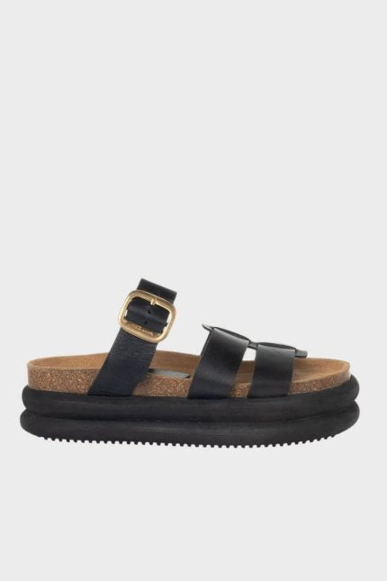 Sante Day2Day παντόφλα flatform μαύρο