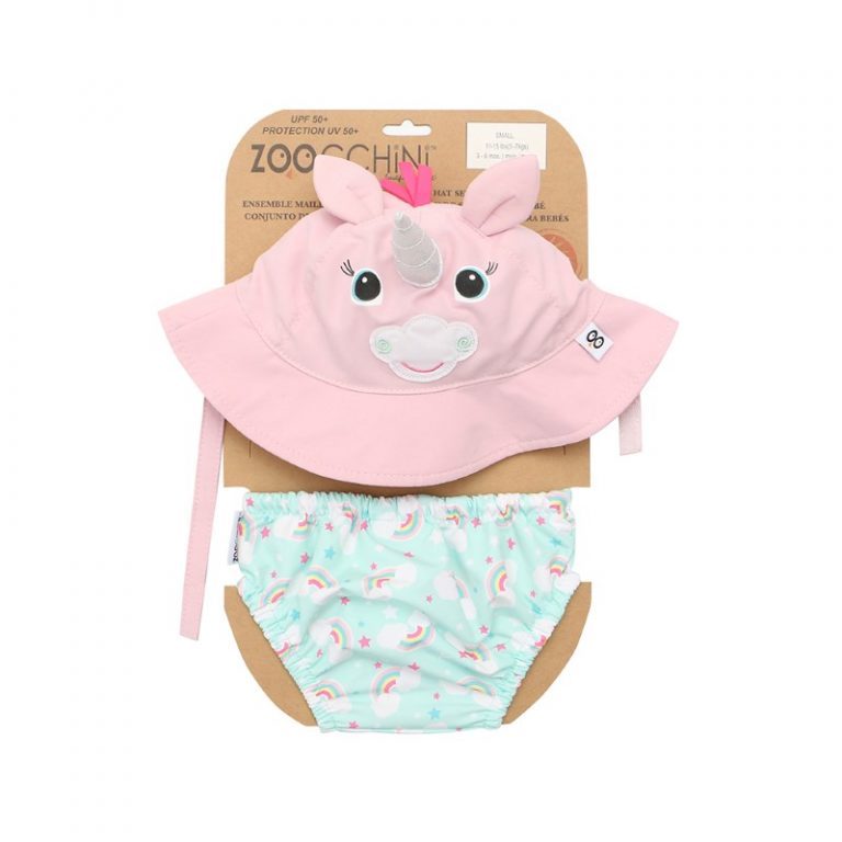 Zoocchini Σετ Μαγιό και Καπέλο UPF50+ Unicorn ZOO12010