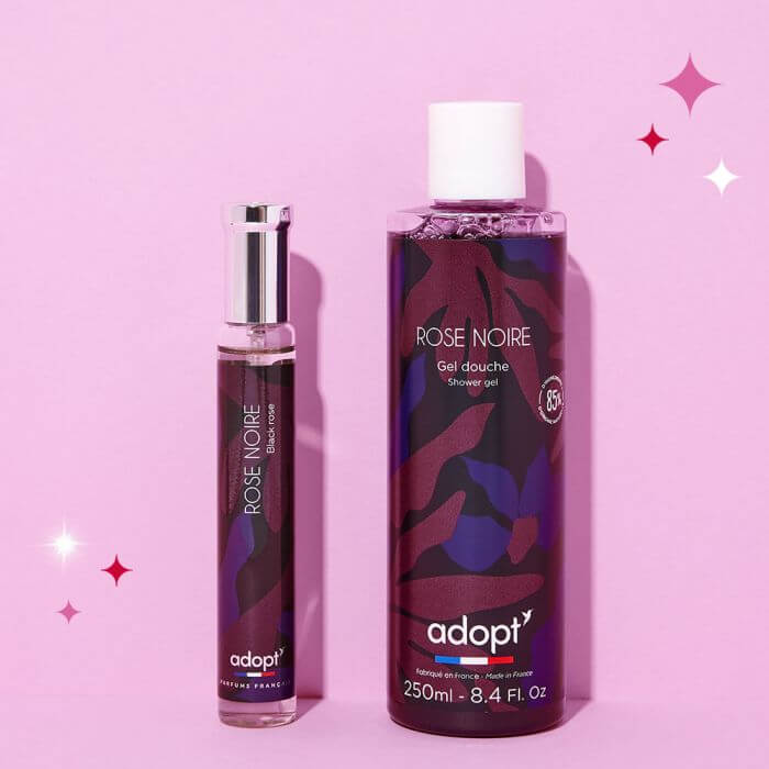 Rose Noire Gift Box Eau De Parfum 30ml - Shower Gel | Adopt