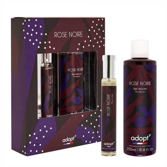 Rose Noire Gift Box Eau De Parfum 30ml - Shower Gel | Adopt