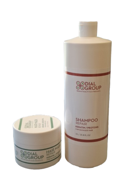 Dial Group 2 Pack (Repair Shampoo & Keratin Treatment)