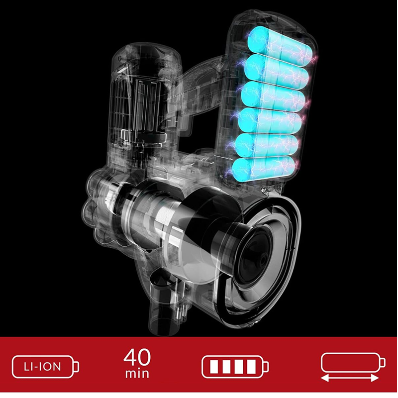 ΣΚΟΥΠΑ ΕΠΑΝΑΦΟΡΤΙΖΟΜΕΝΗ STICK HAEGER VC-22V.046A Jupiter
