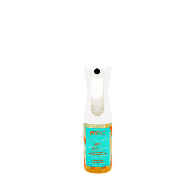 Αντηλιακό Spray Glitter Mist -Πρόσωπο, Σώμα &amp; Μαλλιά- Spf20 200ml | Imel