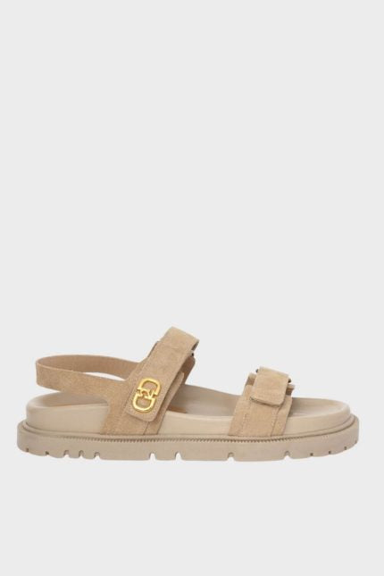 Sante D2D Πέδιλο Flatform μπεζ