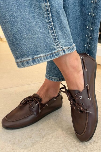 Sante Day2Day Boat Loafer Καφέ