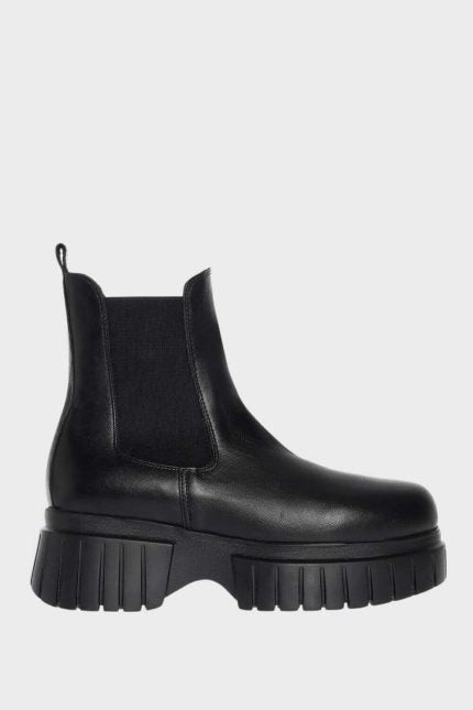 Sante Day2Day μποτάκι flatform μαύρο