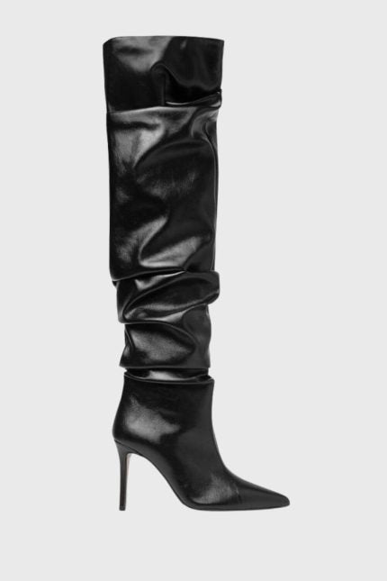 Sante Μπότα Over The Knee Μαύρο