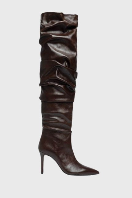 Sante Μπότα Over The Knee Καφέ