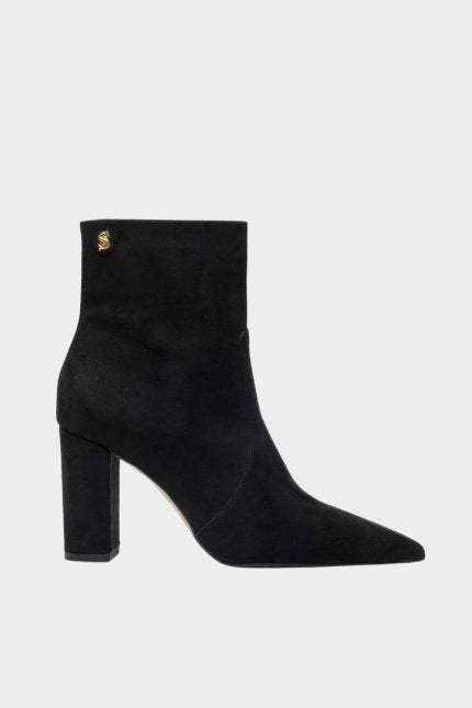 Sante Μποτάκι Suede Μαύρο