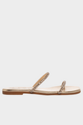 Sante Παντόφλα Flat Strass Χρυσό