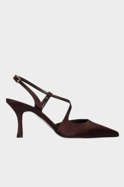 Sante Γόβα Slingback Καφέ