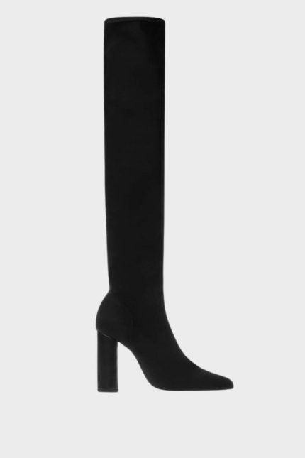 Sante μπότα lycra over the knee μαύρο