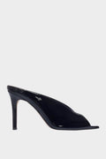 Sante Mules Peep-Toe Μαύρο