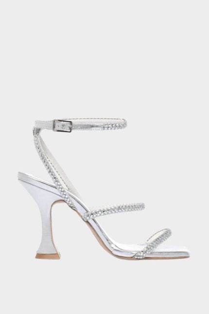 Sante Πέδιλο Strass Ασημί