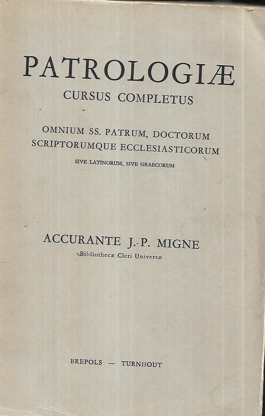 PATROLOGIAE