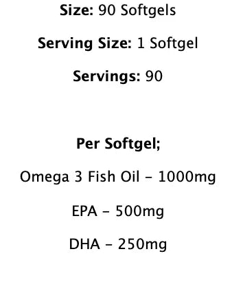 Supplement Needs – Omega3 90 softgels