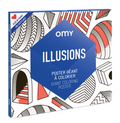 Αφίσα χρωματισμού Omy Illusions 70cm x 100cm POS64