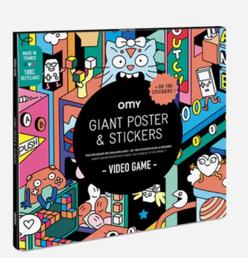 Αφίσα με αυτοκόλλητο Giant Video Game