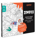 Αφίσα χρωματισμού Omy Zombies 70cm x 100cm POS45