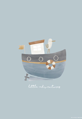 Little dutch αφισα Α3 sailors bay blue PW11321640