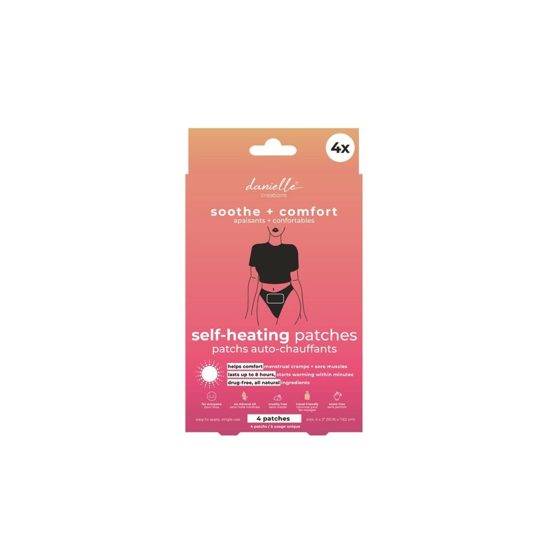 Self-Heating Patches 4 τμχ - Sooth + Comfort  | Danielle Creations