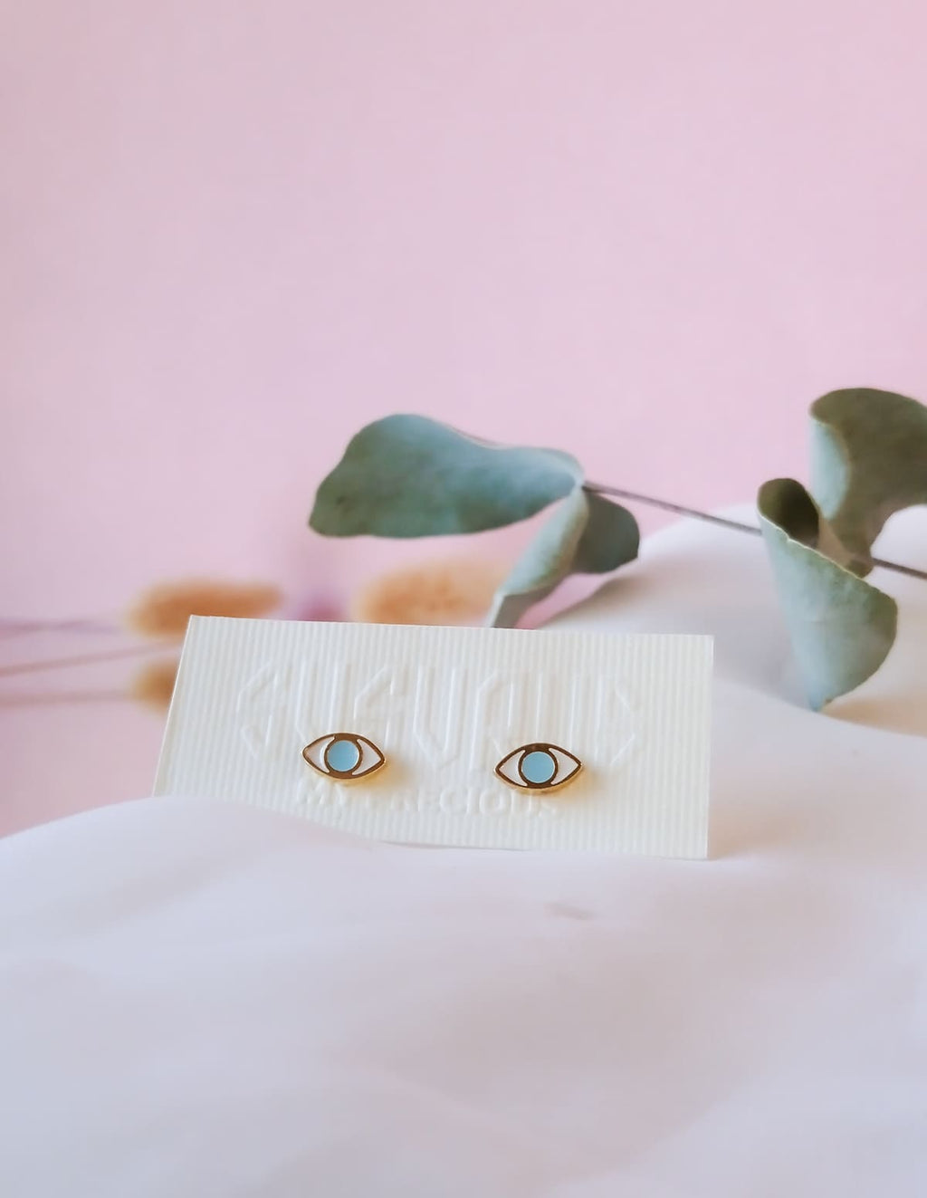 σκουλαρίκια μικρά μάτι "eyes on me"
