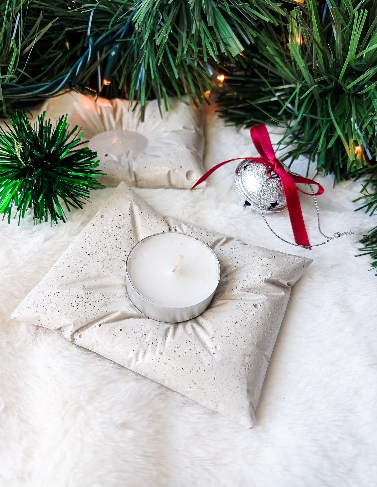 βάση ρεσώ από τσιμέντο "Christmas nest"
