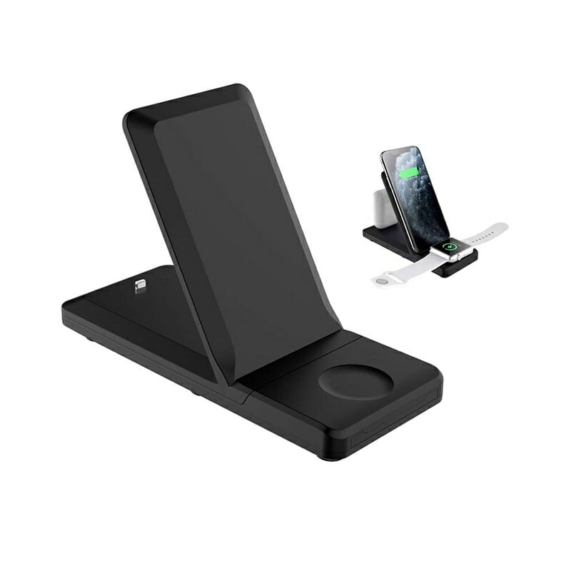 Βάση ασύρματης φόρτισης Smartphone/Smartwatch/Ακουστικών iOS - 3in1 - H6 - 15W - 164453