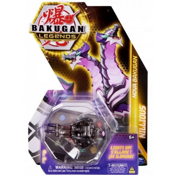 Spin Master Bakugan Legends Nova Bakugan-Nillious(Black Transparent)(20139536)