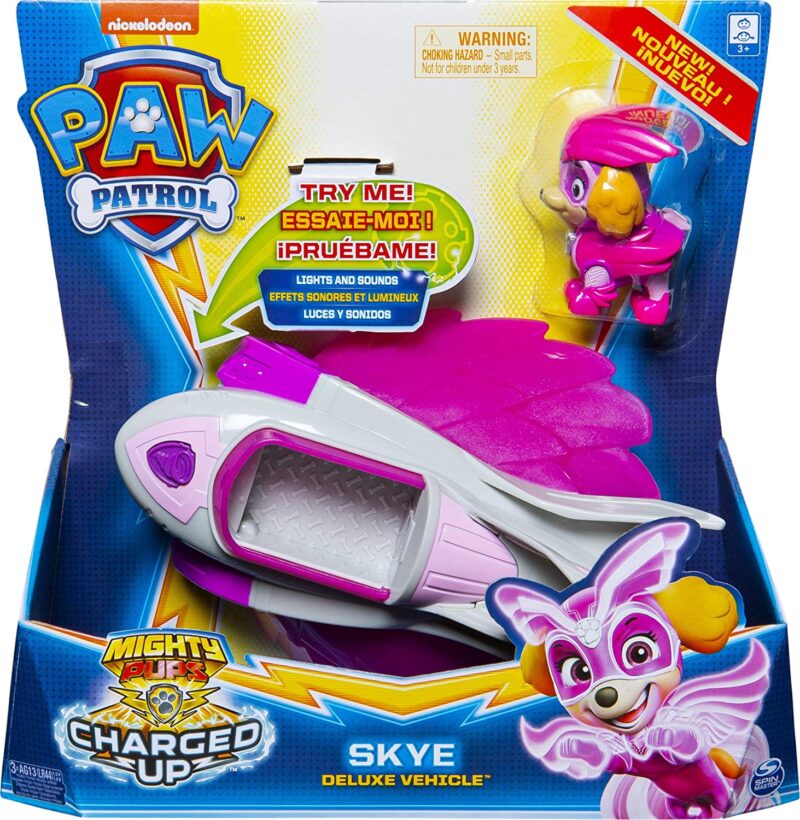 Spin Master Paw Patrol: Mighty Pups Charged Up – Skye Deluxe Vehicle
