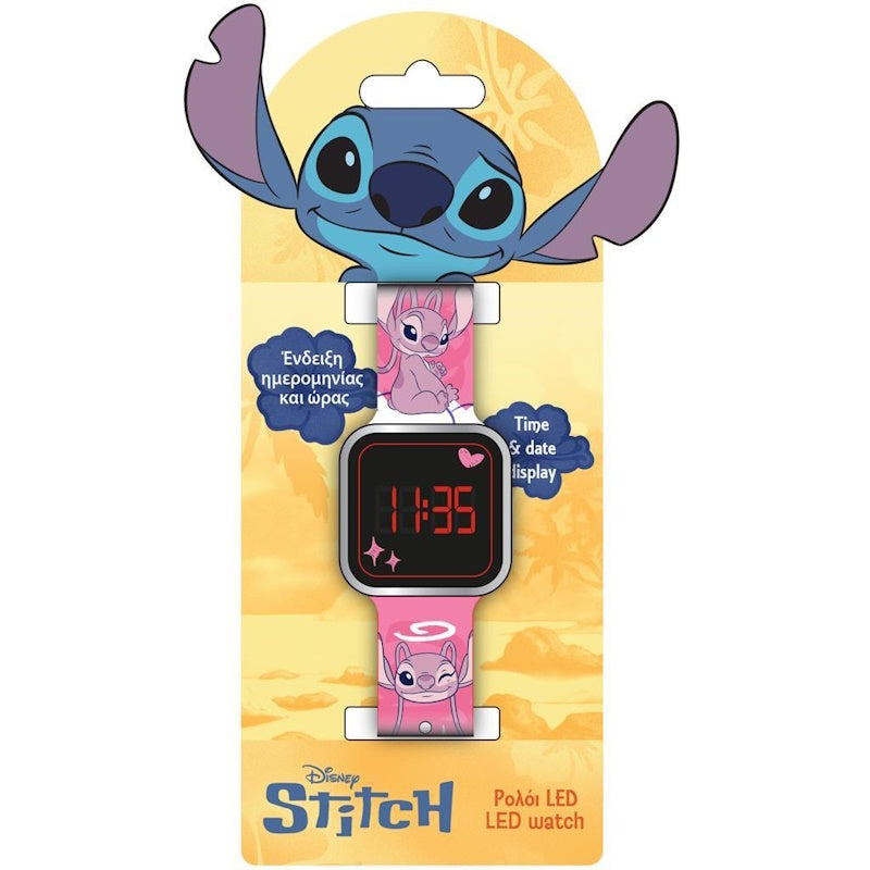 Stitch Angel Led Ρολόι