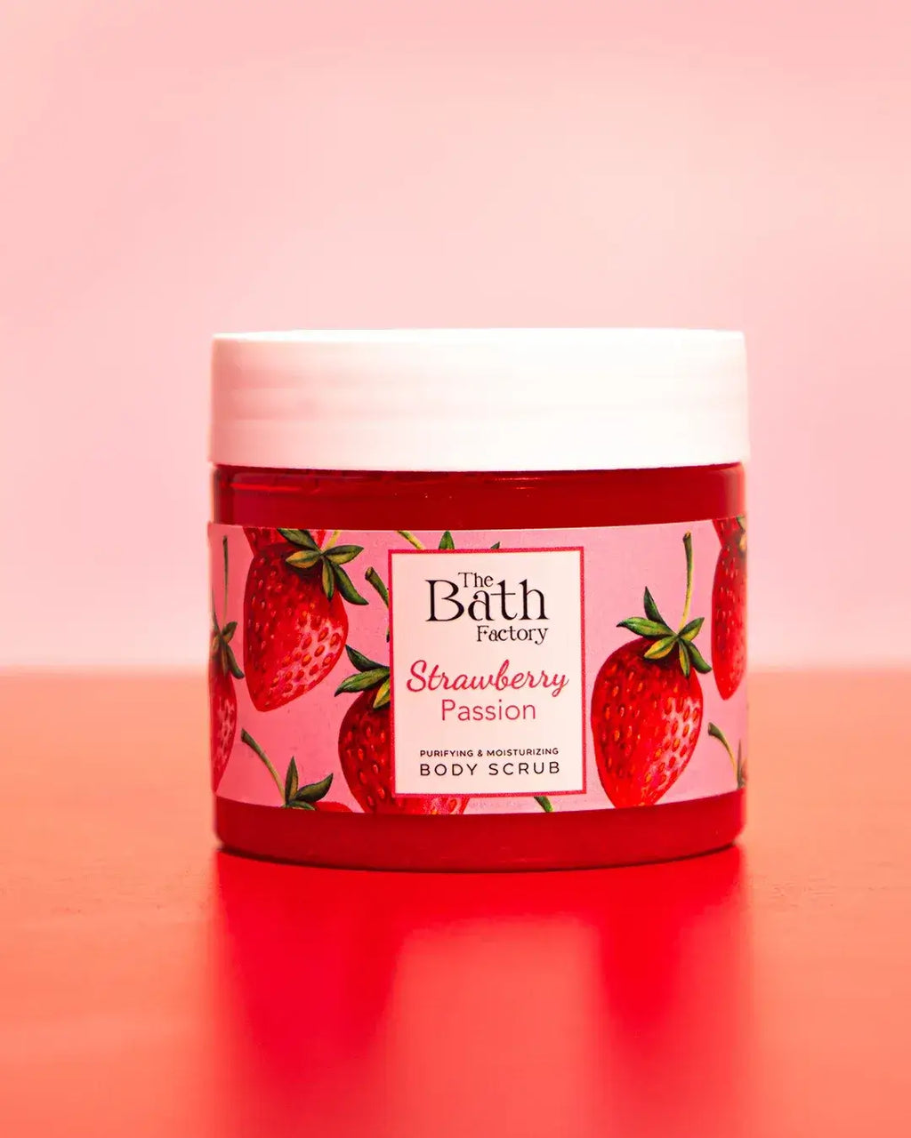 Strawberry Passion Body Scrub με εκχύλισμα αγριοφράουλας | The Bath Factory