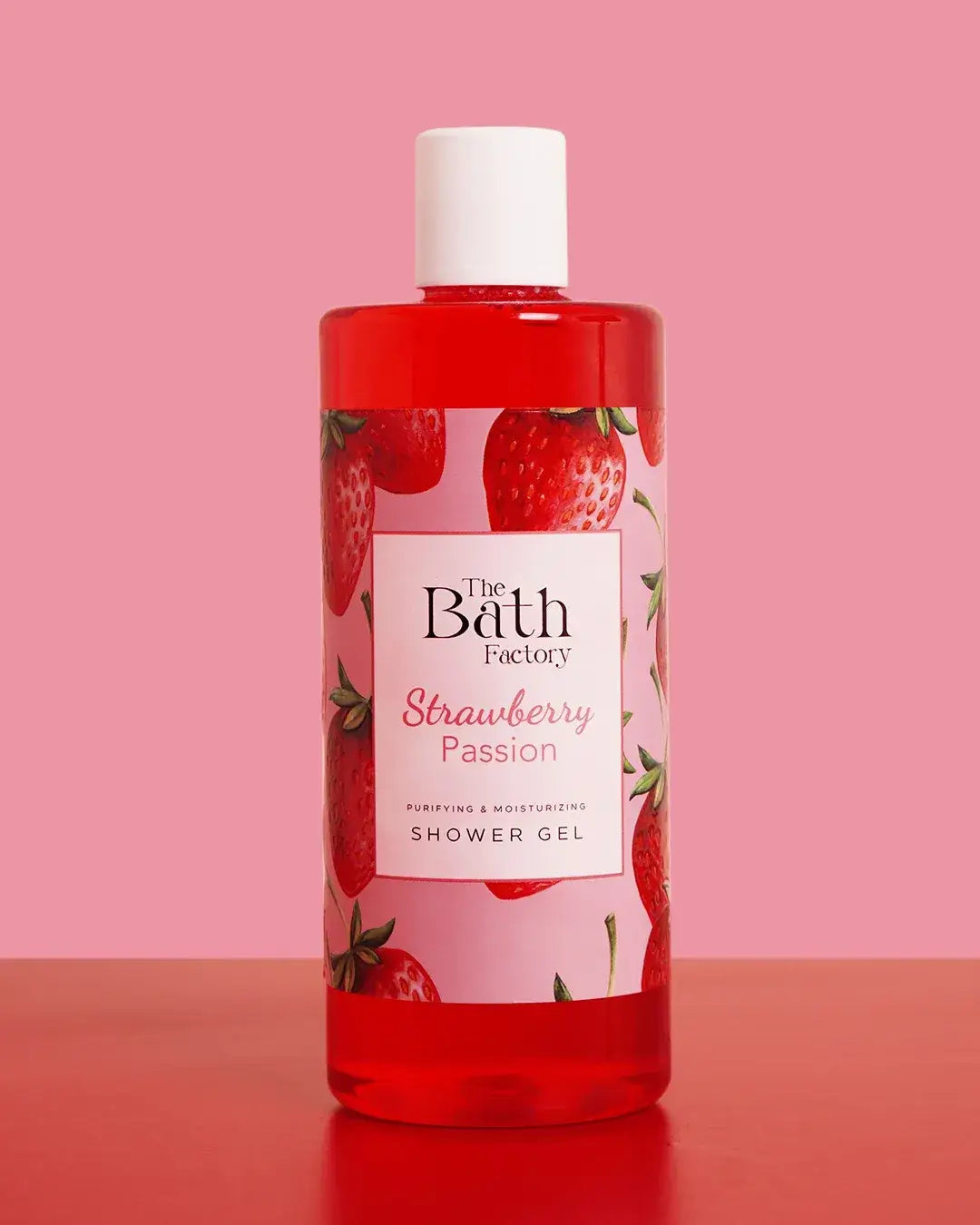 Strawberry Passion Shower Gel - Αφρόλουτρο με εκχύλισμα αγριοφράουλας 400 ml | The Bath Factory
